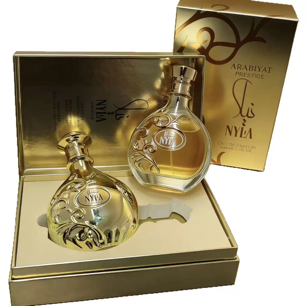 Arabiyat Prestige Nyla Premium Unisex Vanilla Jasmine Eau de Toilette for Men and Women
